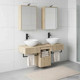 Set di Armadi da Bagno 5 pcs Rovere Sonoma 43 x 16 x 62,5 cm