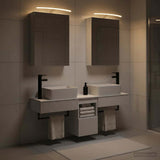 Set di Armadi da Bagno 5 pcs Bianco 50 x 14,5 x 70 cm