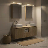 Set di Armadi da Bagno 5 pcs Rovere Sonoma Legno ingegnerizzato