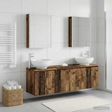 Set di Armadi da Bagno 5 pcs Legno antico Legno ingegnerizzato