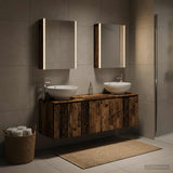 Set di Armadi da Bagno 5 pcs Legno antico Legno ingegnerizzato