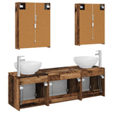 Set di Armadi da Bagno 5 pcs Legno antico Legno ingegnerizzato