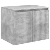 Set di Armadi da Bagno 5 pcs Grigio Cemento