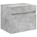 Set di Armadi da Bagno 5 pcs Grigio Cemento 50 x 14,5 x 70 cm