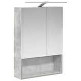 Set di Armadi da Bagno 5 pcs Grigio Cemento 50 x 14,5 x 70 cm