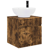 Set di Armadi da Bagno 4 pcs Rovere Fumo 103,5 x 15,5 x 70 cm
