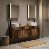 Set di Armadi da Bagno 5 pcs Legno antico 53 x 15,5 x 70 cm