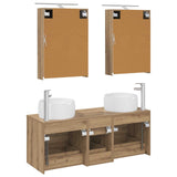 Set di mobili per il bagno 5 pcs Rovere Artigianale