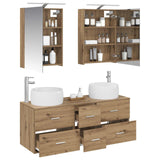 Set di mobili per il bagno 5 pcs Rovere Artigianale
