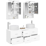 Set di mobili per il bagno 5 pcs Bianco