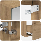 Set di mobili per il bagno 5 pcs Rovere Artigianale
