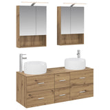 Set di mobili per il bagno 5 pcs Rovere Artigianale