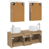 Set di mobili per il bagno 5 pcs Rovere Artigianale
