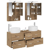 Set di mobili per il bagno 5 pcs Rovere Artigianale