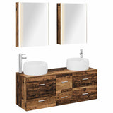 Set di mobili per il bagno 5 pcs Legno antico