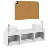 Set di mobili per il bagno 4 pcs Bianco
