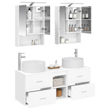 Set di mobili per il bagno 5 pcs Bianco