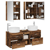Set di mobili per il bagno 5 pcs Legno antico