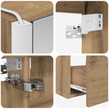 Set di mobili per il bagno 5 pcs Rovere Artigianale