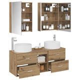 Set di mobili per il bagno 5 pcs Rovere Artigianale