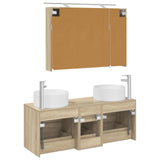 Set di mobili per il bagno 4 pcs Rovere Sonoma