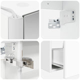 Set di mobili per il bagno 4 pcs Bianco