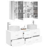 Set di mobili per il bagno 4 pcs Bianco