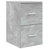 Set di mobili per il bagno 4 pcs Grigio Cemento