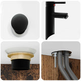Set di mobili per il bagno 6 pcs Legno antico