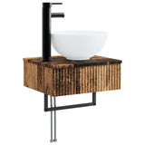 Set di mobili per il bagno 6 pcs Legno antico