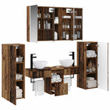 Set di mobili per il bagno 6 pcs Legno antico
