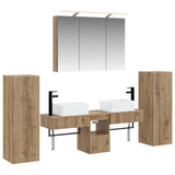 Set di mobili per il bagno 6 pcs Rovere Artigianale