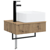Set di mobili per il bagno 6 pcs Rovere Artigianale