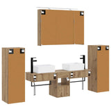 Set di mobili per il bagno 6 pcs Rovere Artigianale