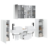 Set di mobili per il bagno 6 pcs Bianco