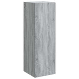 Set di mobili per il bagno 6 pcs Sonoma grigio