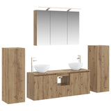 Set di mobili per il bagno 6 pcs Rovere Artigianale