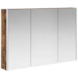 Set di mobili per il bagno 6 pcs Rovere Fumo