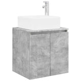 Set di mobili per il bagno 6 pcs Grigio Cemento