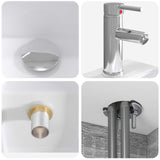 Set di mobili per il bagno 6 pcs Sonoma grigio