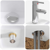 Set di mobili per il bagno 6 pcs Legno antico