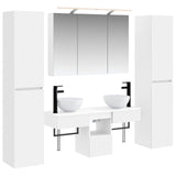 Set di mobili per il bagno 6 pcs Bianco