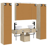 Set di mobili per il bagno 6 pcs Rovere Sonoma