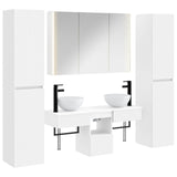 Set di mobili per il bagno 6 pcs Bianco