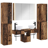 Set di mobili per il bagno 6 pcs Legno antico