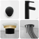 Set di mobili per il bagno 6 pcs Grigio Cemento