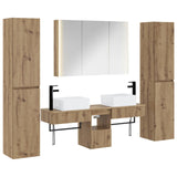 Set di mobili per il bagno 6 pcs Rovere Artigianale