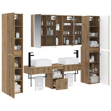Set di mobili per il bagno 6 pcs Rovere Artigianale
