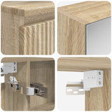 Set di mobili per il bagno 6 pcs Rovere Sonoma