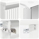 Set di mobili per il bagno 6 pcs Bianco